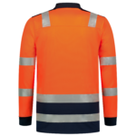 Tricorp - Poloshirt High Vis Bicolor Lange Mouw - Afbeelding 3
