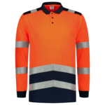 Tricorp - Poloshirt High Vis Bicolor Lange Mouw - Afbeelding 2
